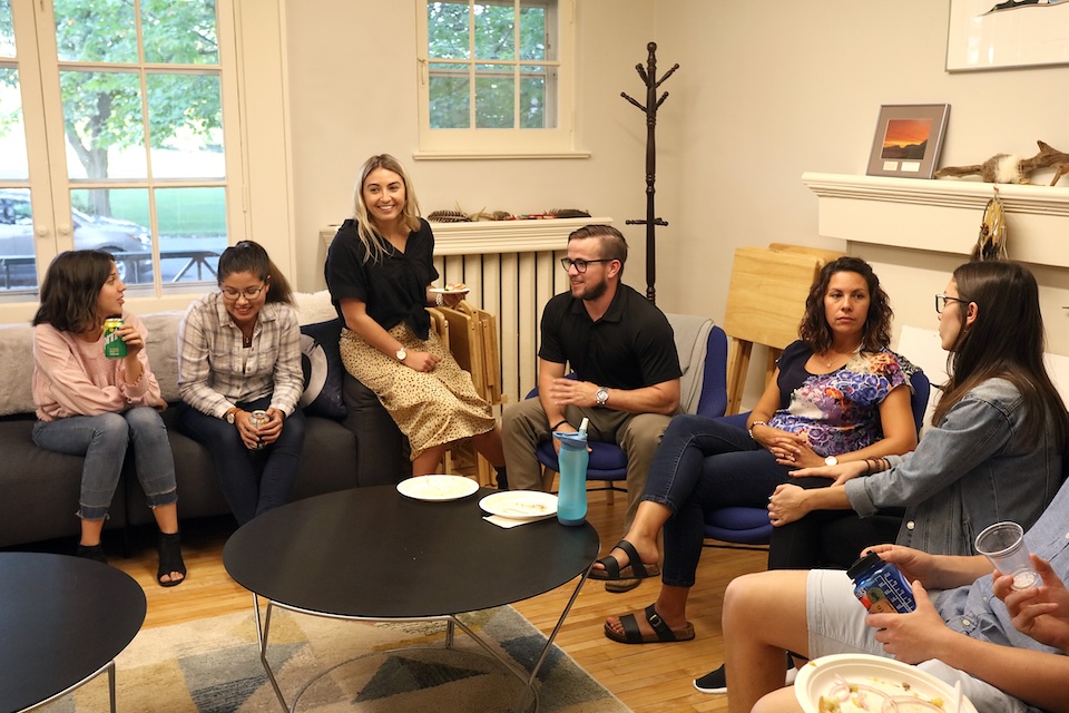 Group of students in a circle